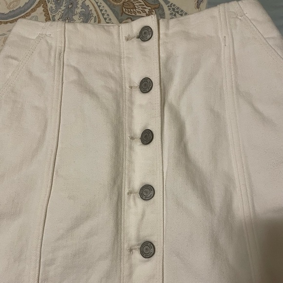 Wilfred free white button down cotton skirt - Picture 2 of 2